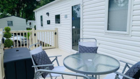 WL56 - Amazing Cosy Three Bedroom Mobile Home with DECKING Haggerston CASTLE Holiday Park - ENTERTAINMENT PASSES NOT INCLUDED!